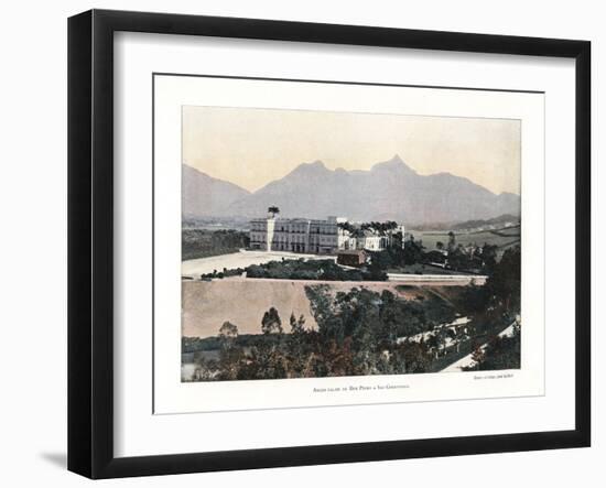 Palace of Don Pedro, Brazil, 19th Century-Gillot-Framed Giclee Print