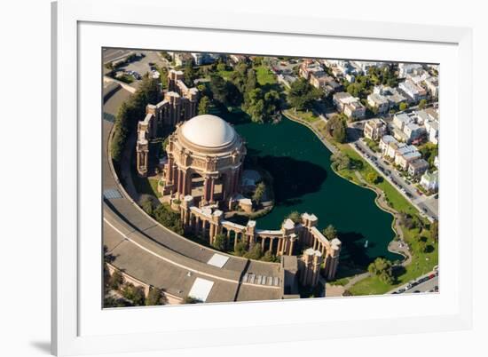 Palace of Fine Arts Aerial-Steve Gadomski-Framed Photographic Print