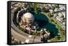 Palace of Fine Arts Aerial-Steve Gadomski-Framed Stretched Canvas