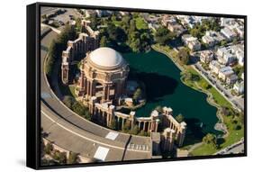 Palace of Fine Arts Aerial-Steve Gadomski-Framed Stretched Canvas