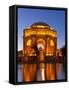 Palace of Fine Arts at Dusk in San Francisco, California, Usa-Chuck Haney-Framed Stretched Canvas