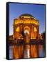 Palace of Fine Arts at Dusk in San Francisco, California, Usa-Chuck Haney-Framed Stretched Canvas