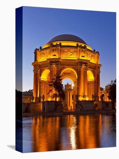 Palace of Fine Arts at Dusk in San Francisco, California, Usa-Chuck Haney-Stretched Canvas