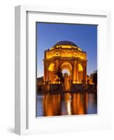 Palace of Fine Arts at Dusk in San Francisco, California, Usa-Chuck Haney-Framed Photographic Print