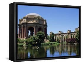 Palace of Fine Arts, Built of Plaster in 1915, Marina District, San Francisco, California, USA-Fraser Hall-Framed Stretched Canvas