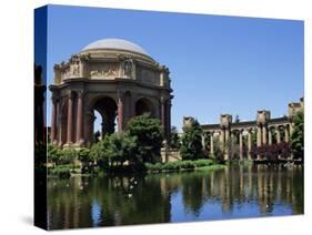 Palace of Fine Arts, Built of Plaster in 1915, Marina District, San Francisco, California, USA-Fraser Hall-Stretched Canvas