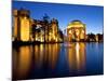 Palace of Fine Arts Illuminated at Night, San Francisco, California, United States of America, Nort-Gavin Hellier-Mounted Photographic Print