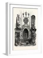 Palace of Industry. Gallery Annex. Products of Algeria. 1. Ostrich Eggs-null-Framed Giclee Print