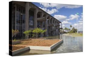 Palace of Justice, UNESCO World Heritage Site, Brasilia, Federal District, Brazil, South America-Ian Trower-Stretched Canvas