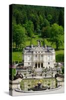 Palace of Linderhof, Royal Villa of King Ludwig the Second, Bavaria, Germany, Europe-Robert Harding-Stretched Canvas