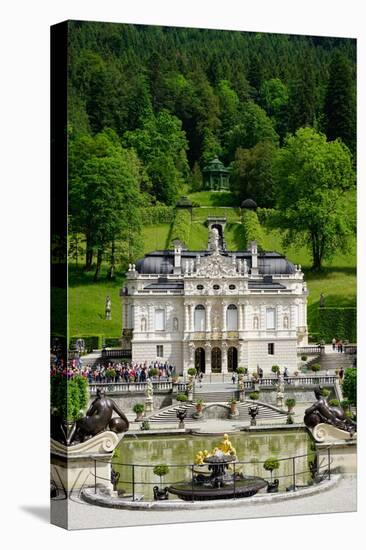 Palace of Linderhof, Royal Villa of King Ludwig the Second, Bavaria, Germany, Europe-Robert Harding-Stretched Canvas