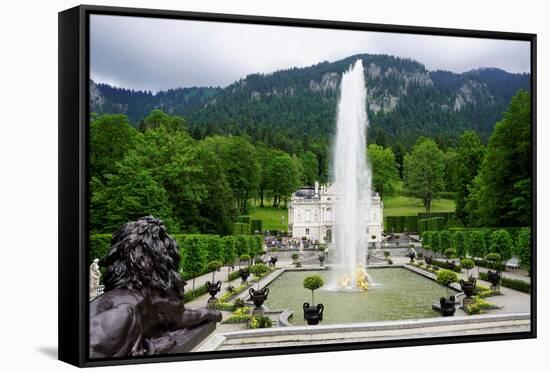 Palace of Linderhof, Royal Villa of King Ludwig the Second, Bavaria, Germany, Europe-Robert Harding-Framed Stretched Canvas