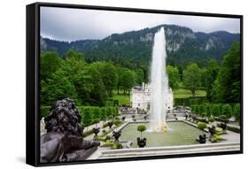 Palace of Linderhof, Royal Villa of King Ludwig the Second, Bavaria, Germany, Europe-Robert Harding-Framed Stretched Canvas