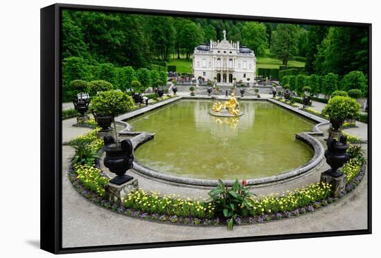 Palace of Linderhof, Royal Villa of King Ludwig the Second, Bavaria, Germany, Europe-Robert Harding-Framed Stretched Canvas