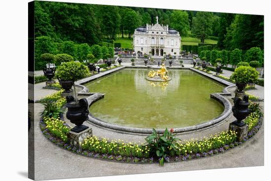 Palace of Linderhof, Royal Villa of King Ludwig the Second, Bavaria, Germany, Europe-Robert Harding-Stretched Canvas