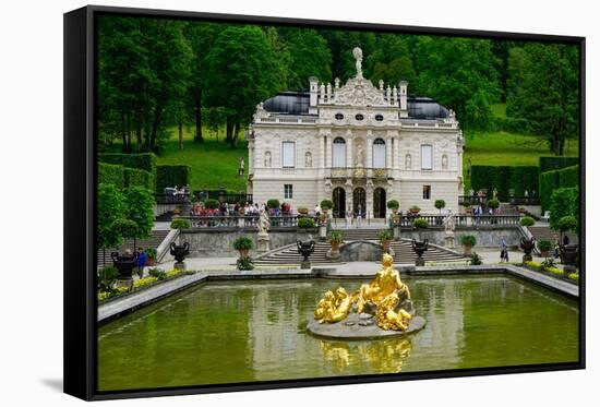 Palace of Linderhof, Royal Villa of King Ludwig the Second, Bavaria, Germany, Europe-Robert Harding-Framed Stretched Canvas