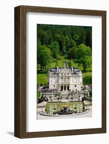 Palace of Linderhof, Royal Villa of King Ludwig the Second, Bavaria, Germany, Europe-Robert Harding-Framed Photographic Print