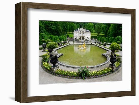 Palace of Linderhof, Royal Villa of King Ludwig the Second, Bavaria, Germany, Europe-Robert Harding-Framed Photographic Print