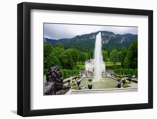 Palace of Linderhof, Royal Villa of King Ludwig the Second, Bavaria, Germany, Europe-Robert Harding-Framed Photographic Print