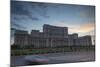 Palace of Parliament at Dusk, Bucharest, Romania, Europe-Ian Trower-Mounted Photographic Print