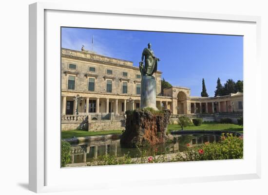 Palace of Saints Michael and George (Royal Palace) (City Palace) with Statue-Eleanor Scriven-Framed Photographic Print