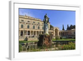 Palace of Saints Michael and George (Royal Palace) (City Palace) with Statue-Eleanor Scriven-Framed Photographic Print