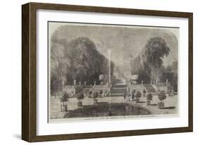 Palace of St Cloud, the Residence of Her Majesty, the Orangery-null-Framed Giclee Print