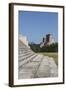 Palace of the Governor on the Left and Pyramid of the Magician Beyond-Richard Maschmeyer-Framed Photographic Print