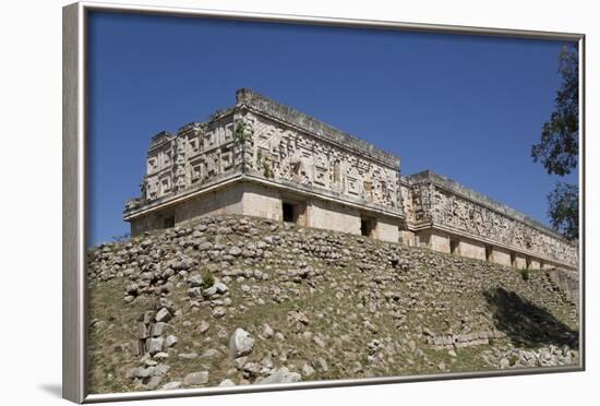 Palace of the Governor, Uxmal, Mayan Archaeological Site, Yucatan, Mexico, North America-Richard Maschmeyer-Framed Photographic Print