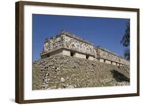 Palace of the Governor, Uxmal, Mayan Archaeological Site, Yucatan, Mexico, North America-Richard Maschmeyer-Framed Photographic Print