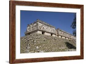 Palace of the Governor, Uxmal, Mayan Archaeological Site, Yucatan, Mexico, North America-Richard Maschmeyer-Framed Photographic Print