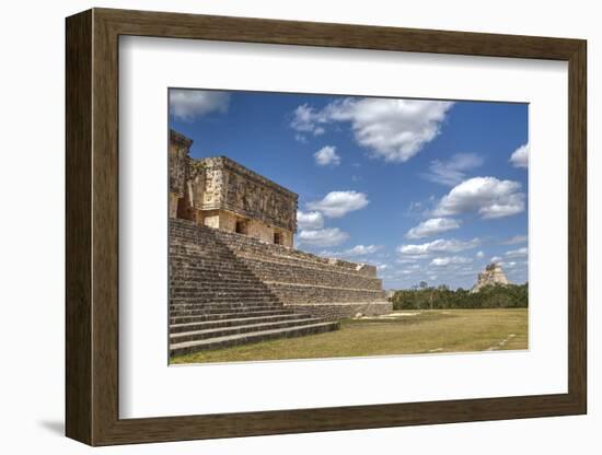 Palace of the Governor, Uxmal, Mayan Archaeological Site, Yucatan, Mexico, North America-Richard Maschmeyer-Framed Photographic Print