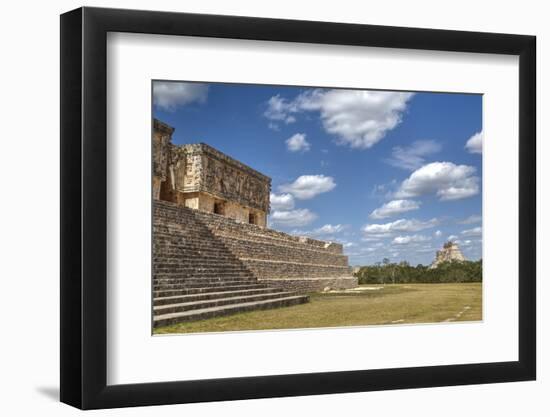 Palace of the Governor, Uxmal, Mayan Archaeological Site, Yucatan, Mexico, North America-Richard Maschmeyer-Framed Photographic Print