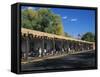 Palace of the Governors, Santa Fe, New Mexico, USA-Michael Snell-Framed Stretched Canvas