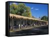 Palace of the Governors, Santa Fe, New Mexico, USA-Michael Snell-Framed Stretched Canvas