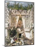 Palace of the Governors, Uxmal, Yucatan, Mexico, 1844-Frederick Catherwood-Mounted Giclee Print