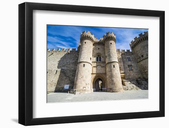 Palace of the Grand Master, the Medieval Old Town, City of Rhodes-Michael Runkel-Framed Photographic Print