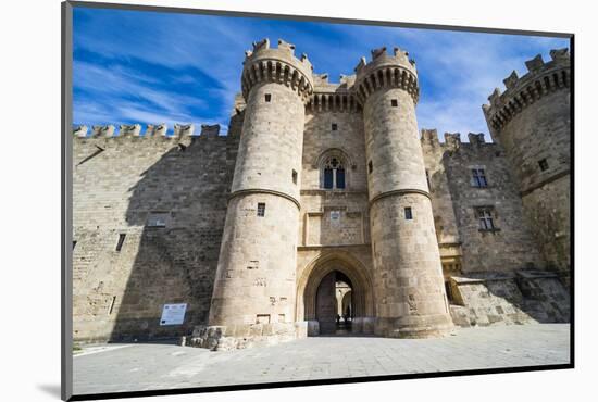 Palace of the Grand Master, the Medieval Old Town, City of Rhodes-Michael Runkel-Mounted Photographic Print