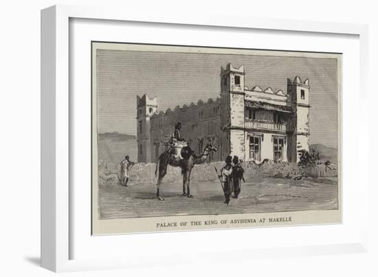 Palace of the King of Abyssinia at Makelle-null-Framed Giclee Print