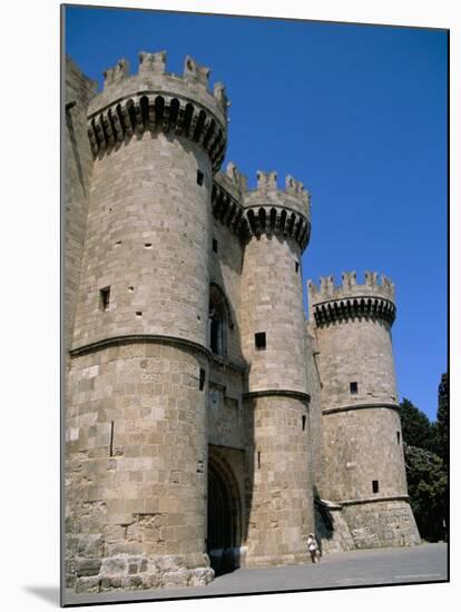 Palace of the Knights, Rhodes Town, Island of Rhodes, Greek Islands, Greece-Nelly Boyd-Mounted Photographic Print