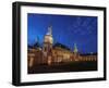 Palace of the Krakow Bishops at twilight, Kielce, Swietokrzyskie Voivodeship, Poland, Europe-Karol Kozlowski-Framed Photographic Print