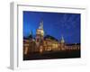 Palace of the Krakow Bishops at twilight, Kielce, Swietokrzyskie Voivodeship, Poland, Europe-Karol Kozlowski-Framed Photographic Print