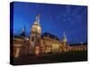 Palace of the Krakow Bishops at twilight, Kielce, Swietokrzyskie Voivodeship, Poland, Europe-Karol Kozlowski-Stretched Canvas