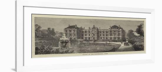 Palace of the Luxembourg, Paris-null-Framed Giclee Print