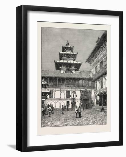 Palace of the Rajah of Nepaul, Nepal-null-Framed Giclee Print