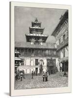 Palace of the Rajah of Nepaul, Nepal-null-Stretched Canvas