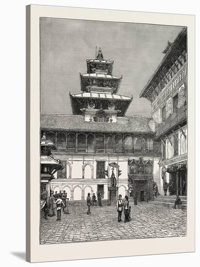 Palace of the Rajah of Nepaul, Nepal-null-Stretched Canvas
