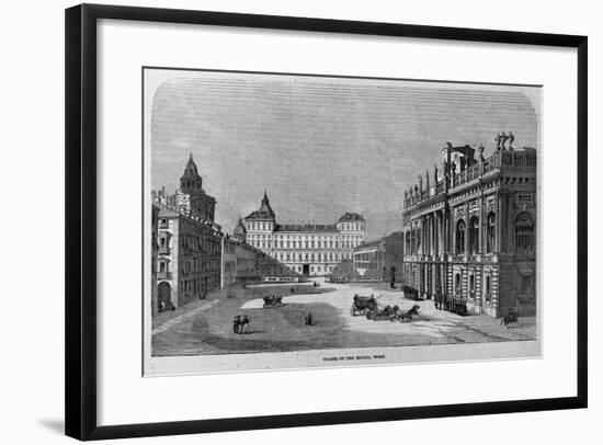 Palace of the Senate, Turin.-null-Framed Giclee Print
