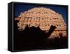 Palace of the Winds, Camel in Silouhette, Jaipur, Rajasthan, India-Steve Vidler-Framed Stretched Canvas