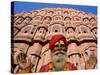 Palace of the Winds, Holyman, Jaipur, Rajasthan, India-Steve Vidler-Stretched Canvas